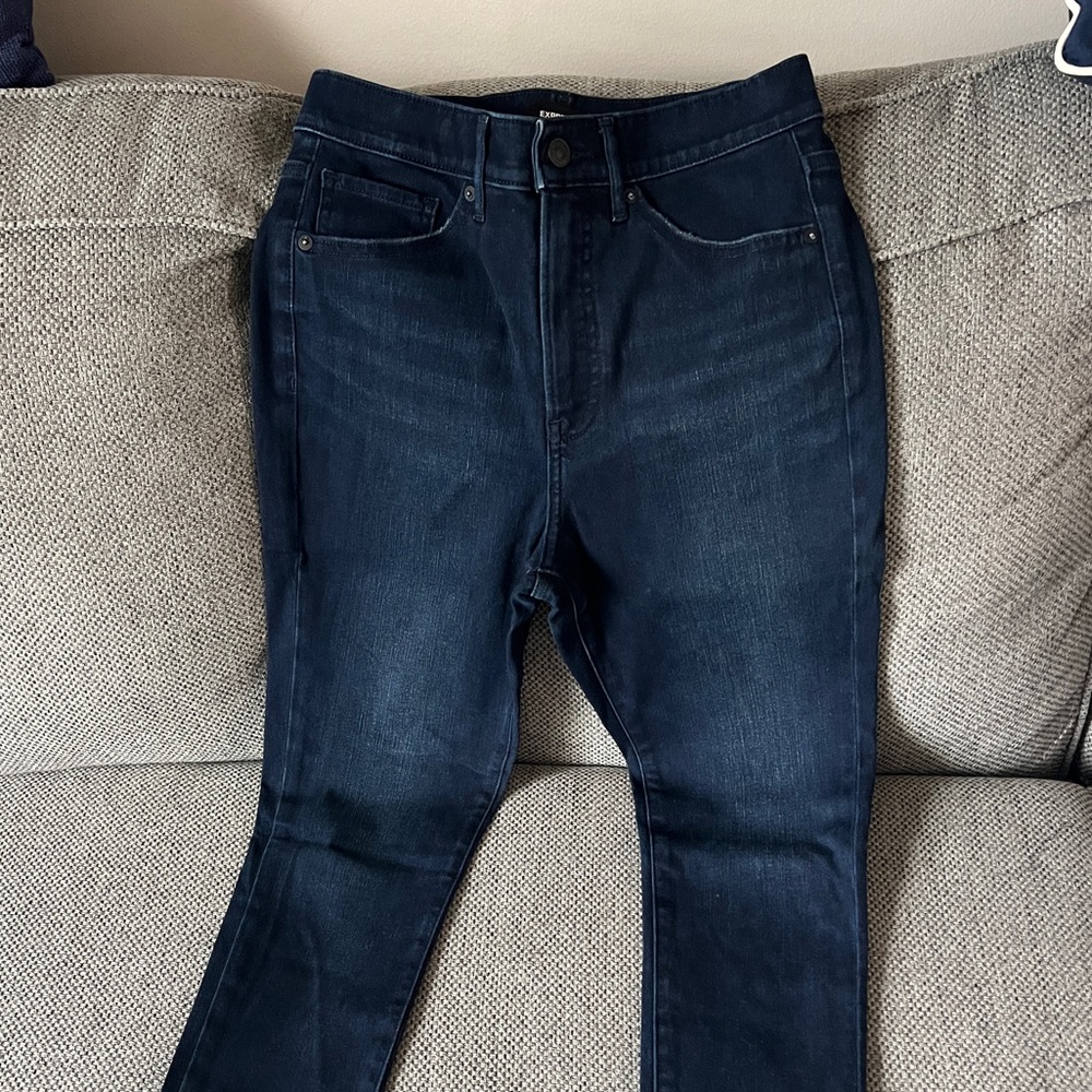 Express Women's Dark Blue Jeans